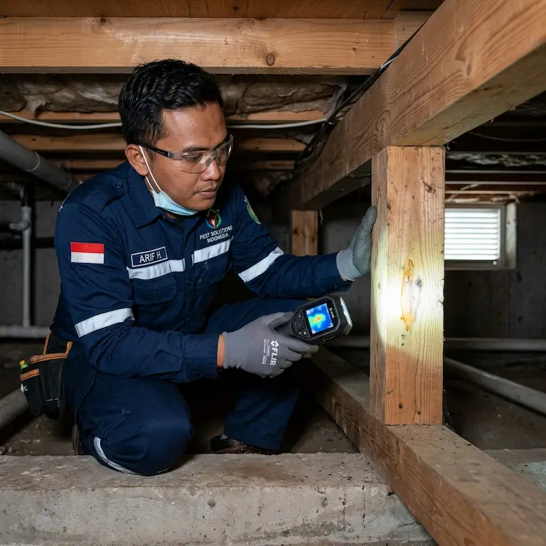 Cara Efektif Membasmi Rayap Tanah & Kayu Bangunan Bergaransi Resmi Hingga 5 Tahun